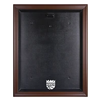 Sacramento Kings Brown Framed Team Logo Jersey Display Case