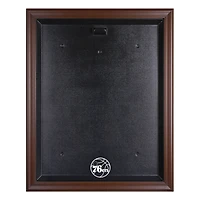 Philadelphia 76ers Brown Framed Team Logo Jersey Display Case