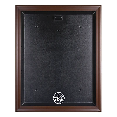 Philadelphia 76ers Brown Framed Team Logo Jersey Display Case