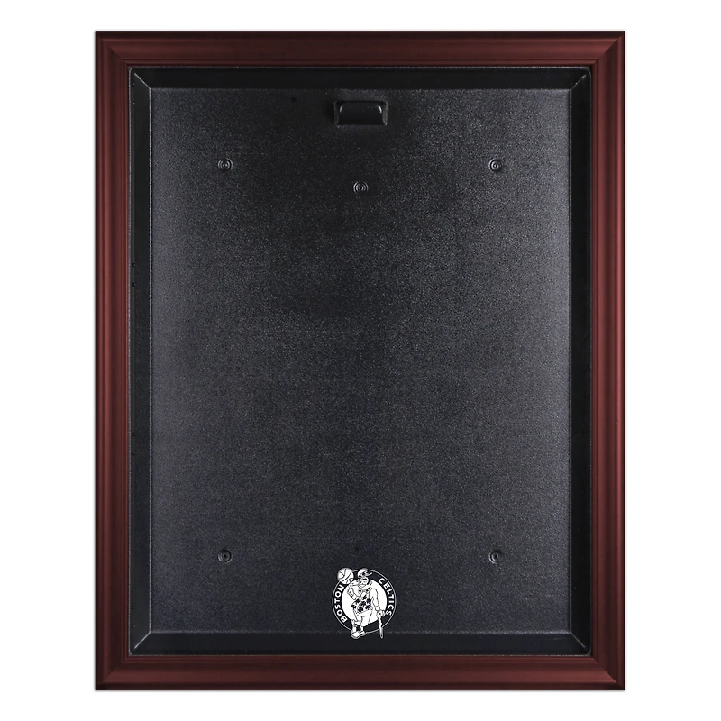 Boston Celtics Mahogany Framed Team Logo Jersey Display Case