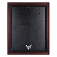 Charlotte Hornets Mahogany Framed Team Logo Jersey Display Case