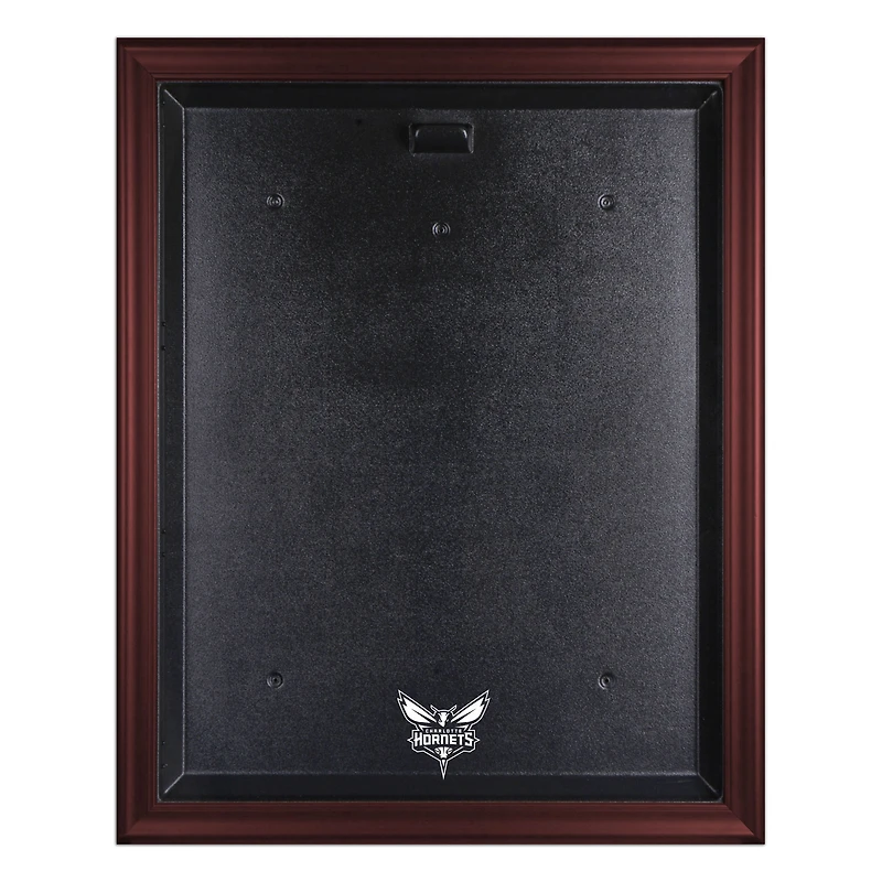 Charlotte Hornets Mahogany Framed Team Logo Jersey Display Case