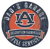 Auburn Tigers 12" x 12" Dad's Garage Sign