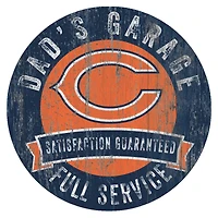 Chicago Bears 12" x 12" Dad's Garage Sign