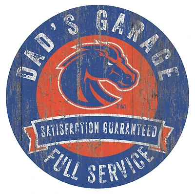 Boise State Broncos 12" x 12" Dad's Garage Sign