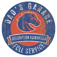 Boise State Broncos 12" x 12" Dad's Garage Sign