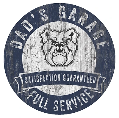 Butler Bulldogs 12" x 12" Dad's Garage Sign