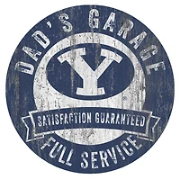 BYU Cougars 12" x 12" Dad's Garage Sign