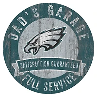 Philadelphia Eagles 12" x 12" Dad's Garage Sign