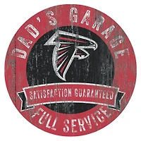 Atlanta Falcons 12" x 12" Dad's Garage Sign