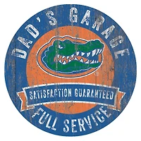 Florida Gators 12" x 12" Dad's Garage Sign