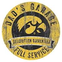 Iowa Hawkeyes 12" x 12" Dad's Garage Sign