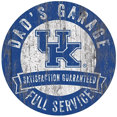 Kentucky Wildcats 12" x 12" Dad's Garage Sign