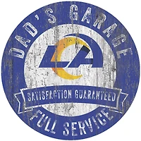 Los Angeles Rams 12" x 12" Dad's Garage Sign