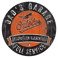 Baltimore Orioles 12" x 12" Dad's Garage Sign