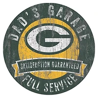 Green Bay Packers 12" x 12" Dad's Garage Sign