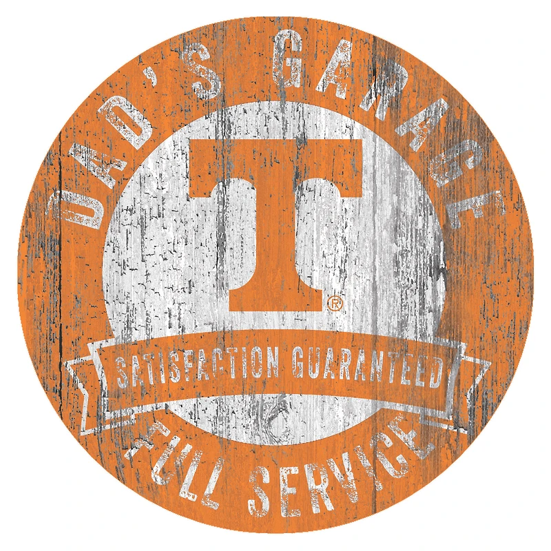Tennessee Volunteers 12" x 12" Dad's Garage Sign
