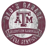 Texas A&M Aggies 12" x 12" Dad's Garage Sign
