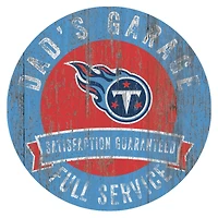 Tennessee Titans 12" x 12" Dad's Garage Sign