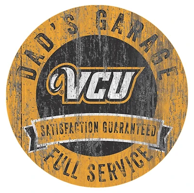 VCU Rams 12" x 12" Dad's Garage Sign
