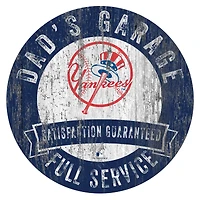 New York Yankees 12" x 12" Dad's Garage Sign