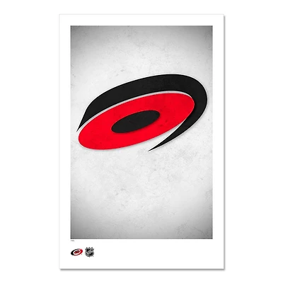 Carolina Hurricanes 11" x 17" Minimalist Art Poster