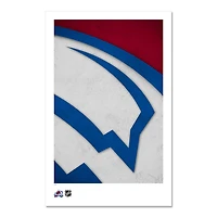 Colorado Avalanche 11" x 17" Minimalist Art Poster