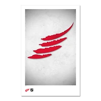 Detroit Red Wings 11" x 17" Minimalist Art Poster