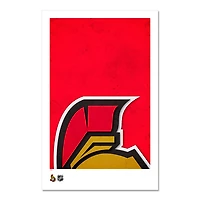 Ottawa Senators 11" x 17" Minimalist Art Poster