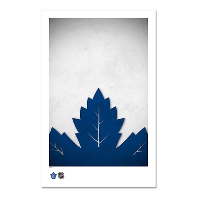 Toronto Maple Leafs 11" x 17" Minimalist Art Poster