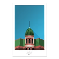 Philadelphia Phillies Shibe Park 11" x 17" Minimalist Art Poster