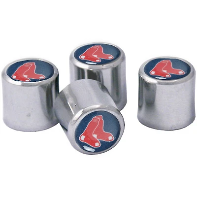 WinCraft Boston Red Sox 4-Pack Valve Stem Covers