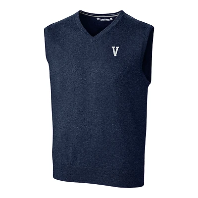 Men's Cutter & Buck Navy Villanova Wildcats Lakemont Vault Logo Vest