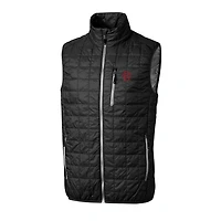 Men's Cutter & Buck Black Boston College Eagles Rainier Vault Logo Vest