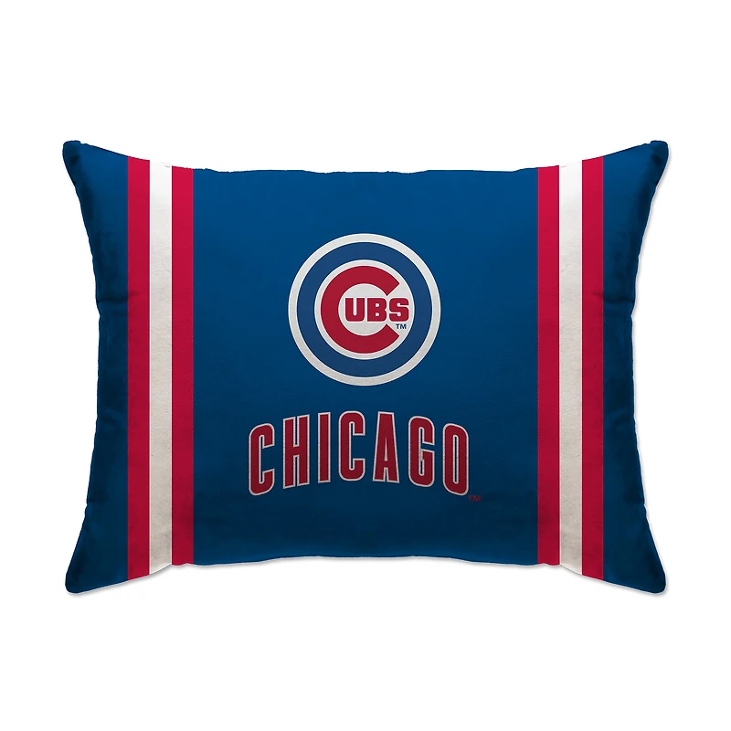 Blue Chicago Cubs 20" x 26" Plush Bed Pillow