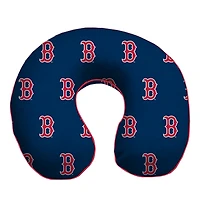 Blue Boston Red Sox Memory Foam Travel Pillow