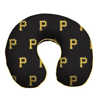 Black Pittsburgh Pirates Memory Foam Travel Pillow
