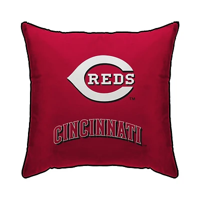 Red Cincinnati Reds 18" x 18" Plush Team Logo Decorative Throw Pillow
