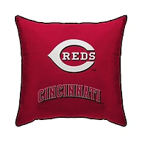 Red Cincinnati Reds 18" x 18" Plush Team Logo Decorative Throw Pillow