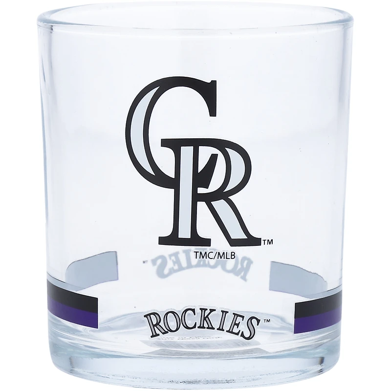 Colorado Rockies Banded Rocks Glass