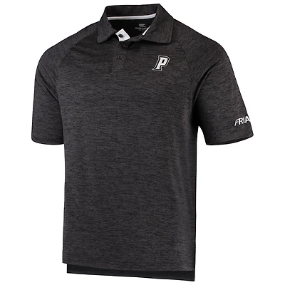 Men's Colosseum Heathered Black Providence Friars Down Swing Polo