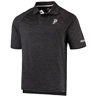 Men's Colosseum Heathered Black Providence Friars Down Swing Polo