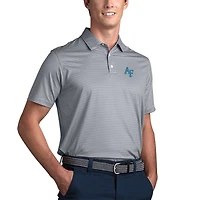 Men's Gray Air Force Falcons Pro Tonal Micro-Stripe Polo