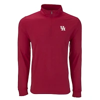 Men's Red Houston Cougars Zen Quarter-Zip Jacket