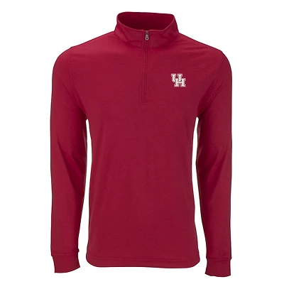 Men's Red Houston Cougars Zen Quarter-Zip Jacket