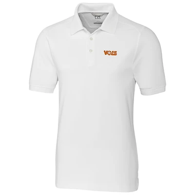 Men's Cutter & Buck White Tennessee Volunteers Big & Tall College Vault Advantage DryTec Tri-Blend Polo