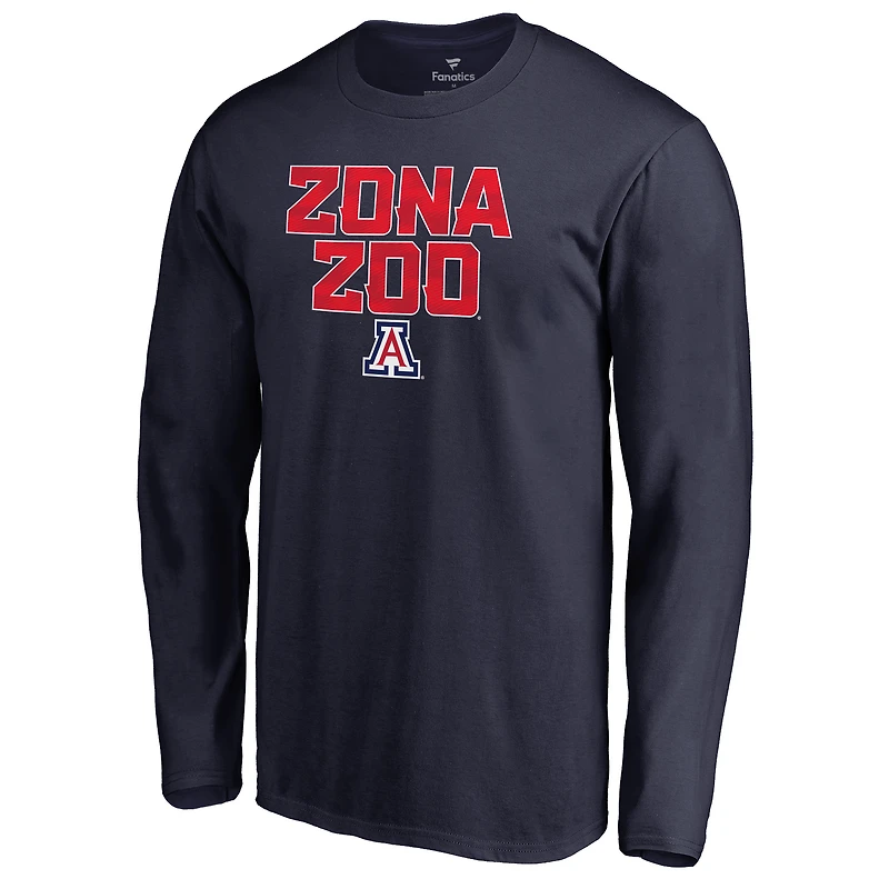 Men's Navy Arizona Wildcats Hometown Collection Long Sleeve T-Shirt
