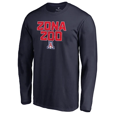 Men's Navy Arizona Wildcats Hometown Collection Long Sleeve T-Shirt