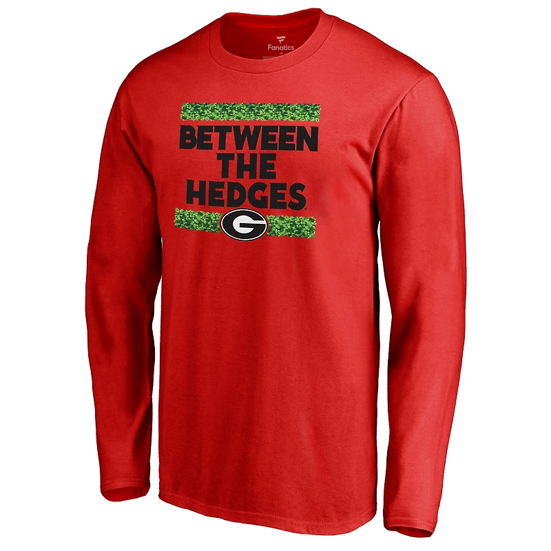 Men's Red Georgia Bulldogs Team Hometown Collection Long Sleeve T-Shirt