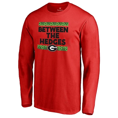 Men's Red Georgia Bulldogs Team Hometown Collection Long Sleeve T-Shirt